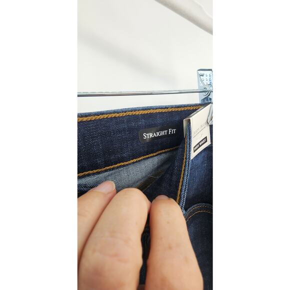 New NWT Judy Blue Straight Fit Dark Wash Jeans Size 13/31 - Picture 6 of 7
